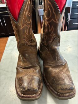 Double-H Men's Dwight 11" Steel Square Toe Western Work Boot - Size 13 D US Made