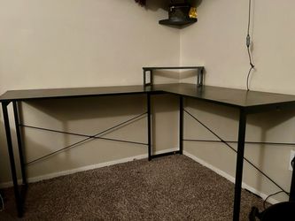 Desk and office chair