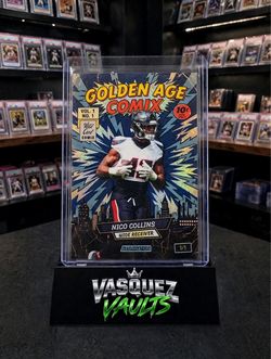 Nico Collins Wild Card Golden Age Comix 1/1 Card