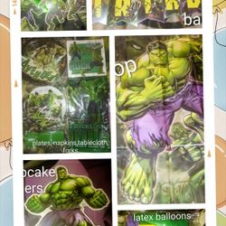 Avengers Incredible Hulk Birthday Party Decorations