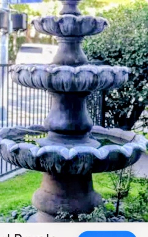 Stone Fountain 5 Feet Tall