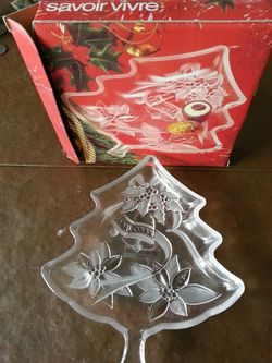 Christmas tree candy dish