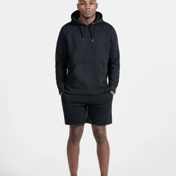 Men’s Luxury Ultra-Soft Organic Cotton Fleece Sweat Shorts Size S