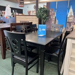 🔥Flash Deal🔥 Brand New 7pc Dining Set: Table With Six Chairs $499, Finance Available, Delivery Available 