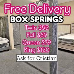 Box Springs  Twin box Full box  Queen box  King box  Bases para colchon  Box spring 