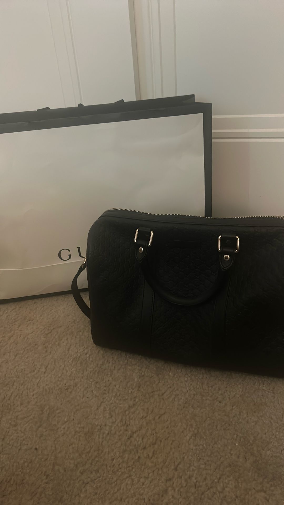 Authentic Black Gucci Bag