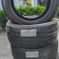 Set Of 4 Firestone 255/45/18in Tires For $400  w/ Mount And Balance 