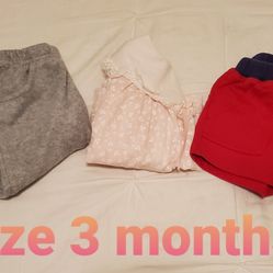 Size 3 months