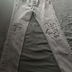 Black Ksubi jeans with rips size 34