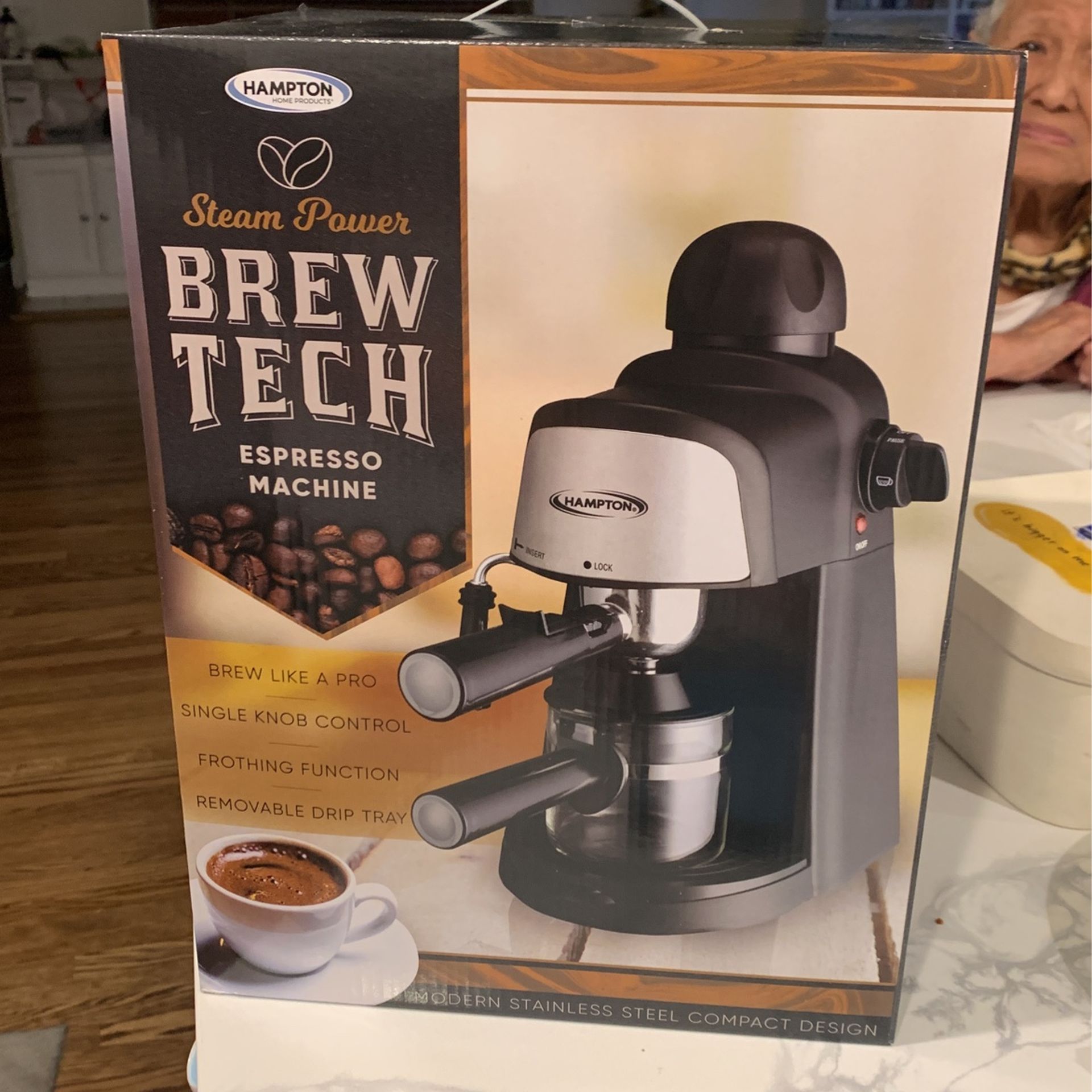 Hampton Brew Tech Espresso Machine