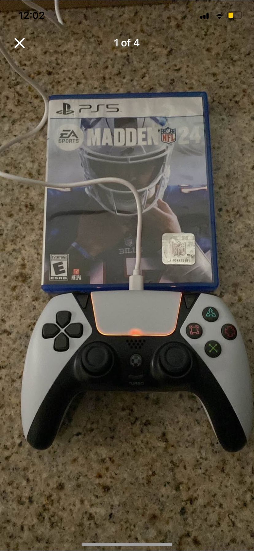 Brand New pS5 Controller With Madden CD