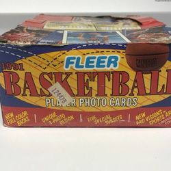 1991 Fleer Basketball Wax Box 36 count