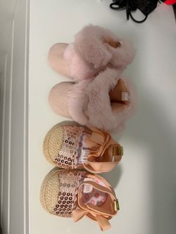 Baby Girl Shoes Bundle 3-6 months
