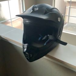 Blue And Black Full Face Helmet