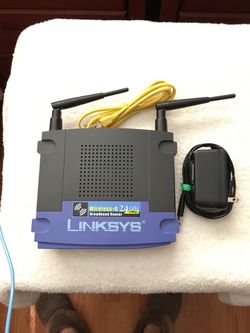 Clean and functional Linksys Is wireless G Broadband router