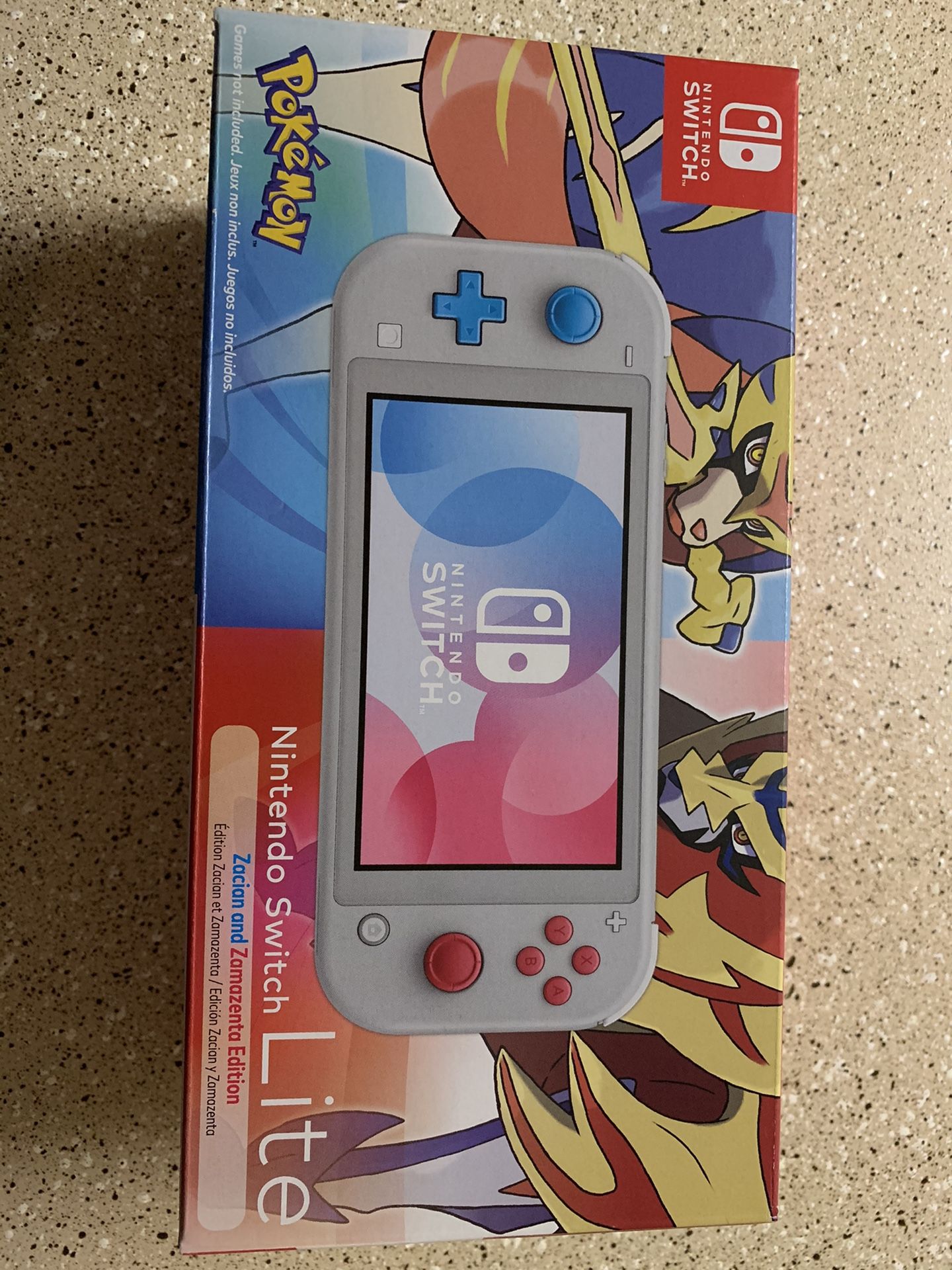 Nintendo Switch Lite Pokémon Zacian and Zamazenta Edition