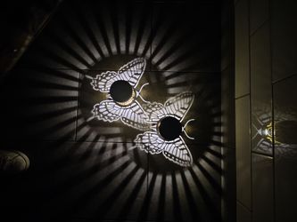 Solar powered night lights