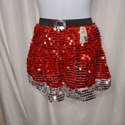 New Christmas Sequin Girl Skirt Size (S/M) $10