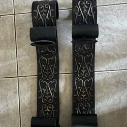 two wall candle  holders 