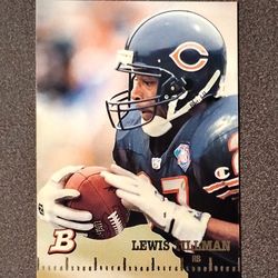 1994 Bowman Topps Lewis Tillman Chicago Bears #362 Football Card Vintage NFL