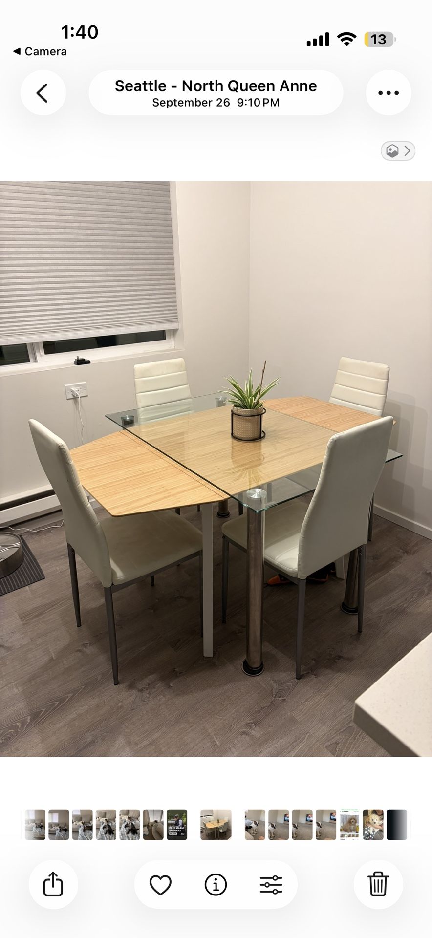 Dining Room Table And 4 Chairs 