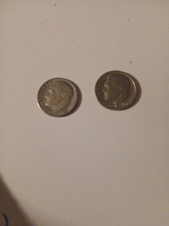 1976 & 1976 D Coins Dime O.B.O Error Coins