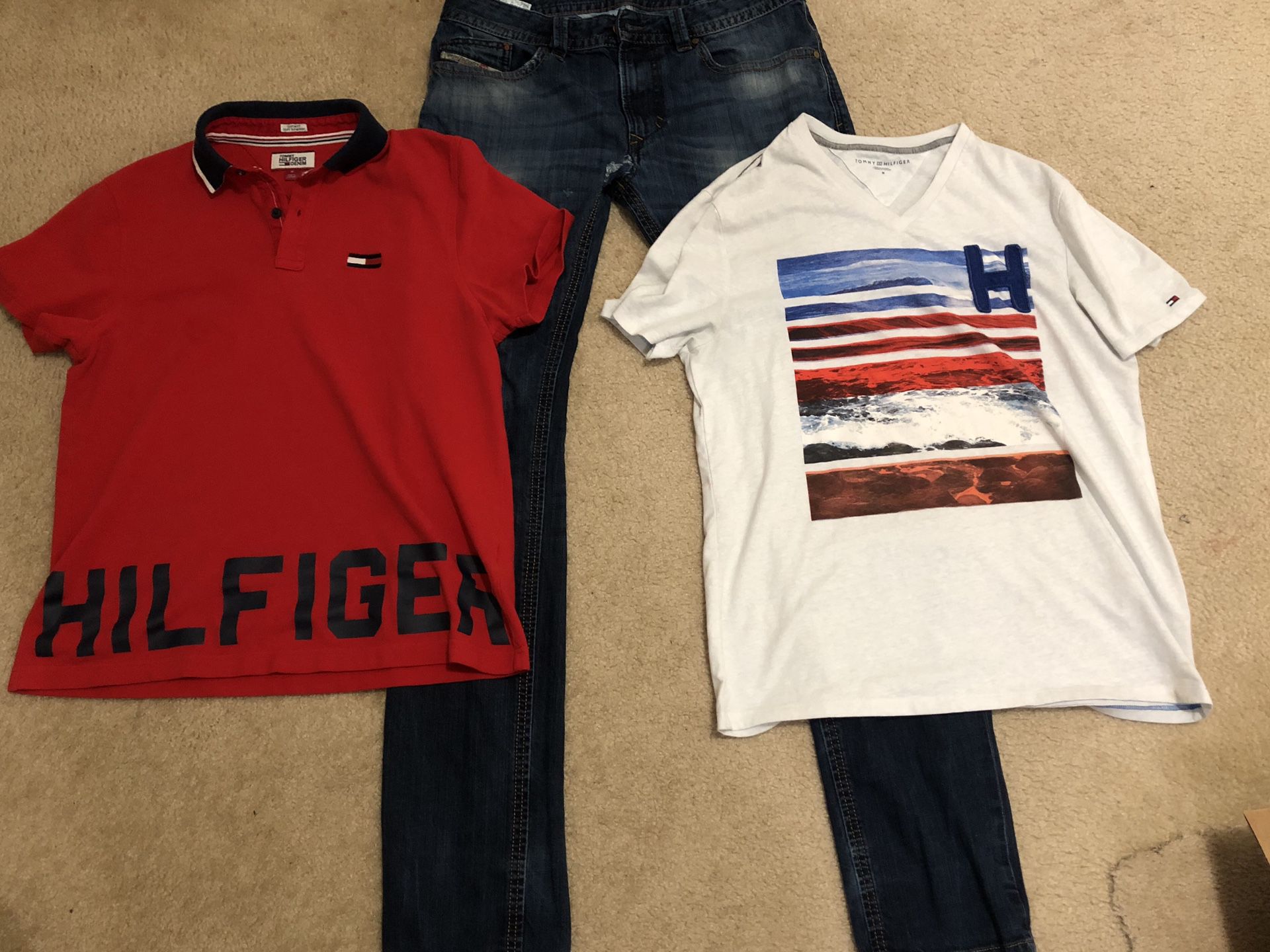 Tommy Hilfiger Shirts / Diesel Jeans Size Medium / 32