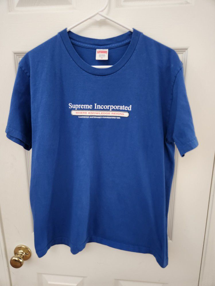 Supreme Incorporated Short Sleeve Tee Blue Medium 