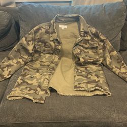 Camo jean Jacket