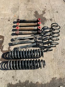 Jeep Wrangler TJ LJ lift kit suspension Springs and Control Arms 1997 through 2006