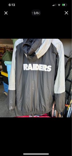 Raiders NFL Hooded Windbreaker Jacket