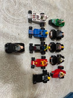 Lego race cars & bike