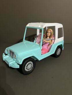 Barbie pink passport jeep vehicle sale