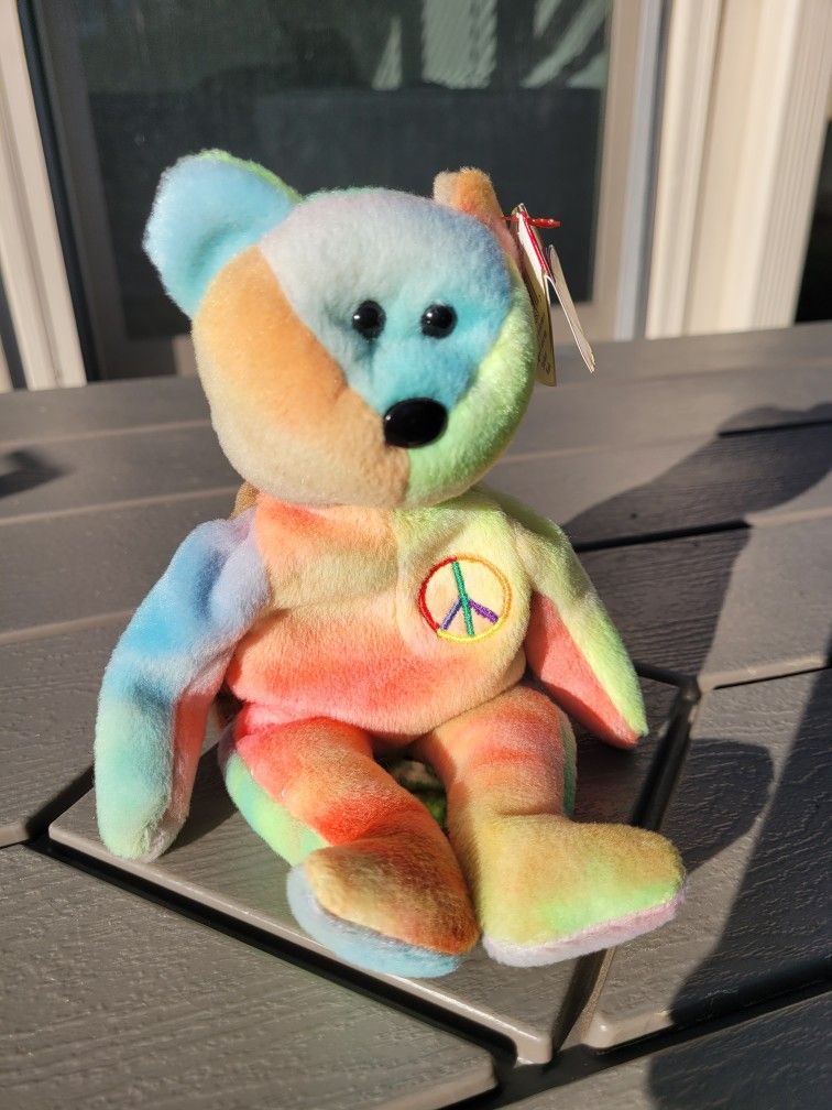 The Peace Bear Collectible Beanie Baby