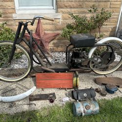 1946 Safti-Cycle Antique Vintage Scooter Project Model 509 