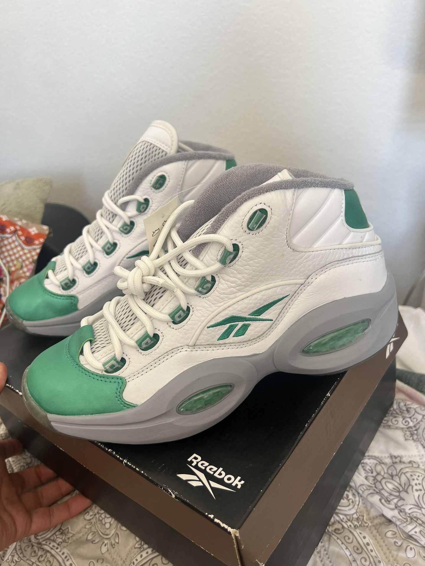 Reebok Question Mid Philadelphia Eagles 2020 Size 8.5