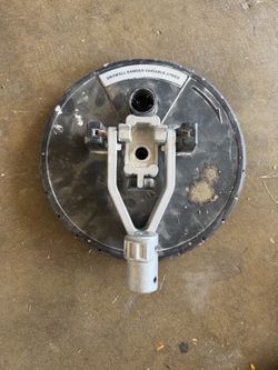 Round drywall sander head