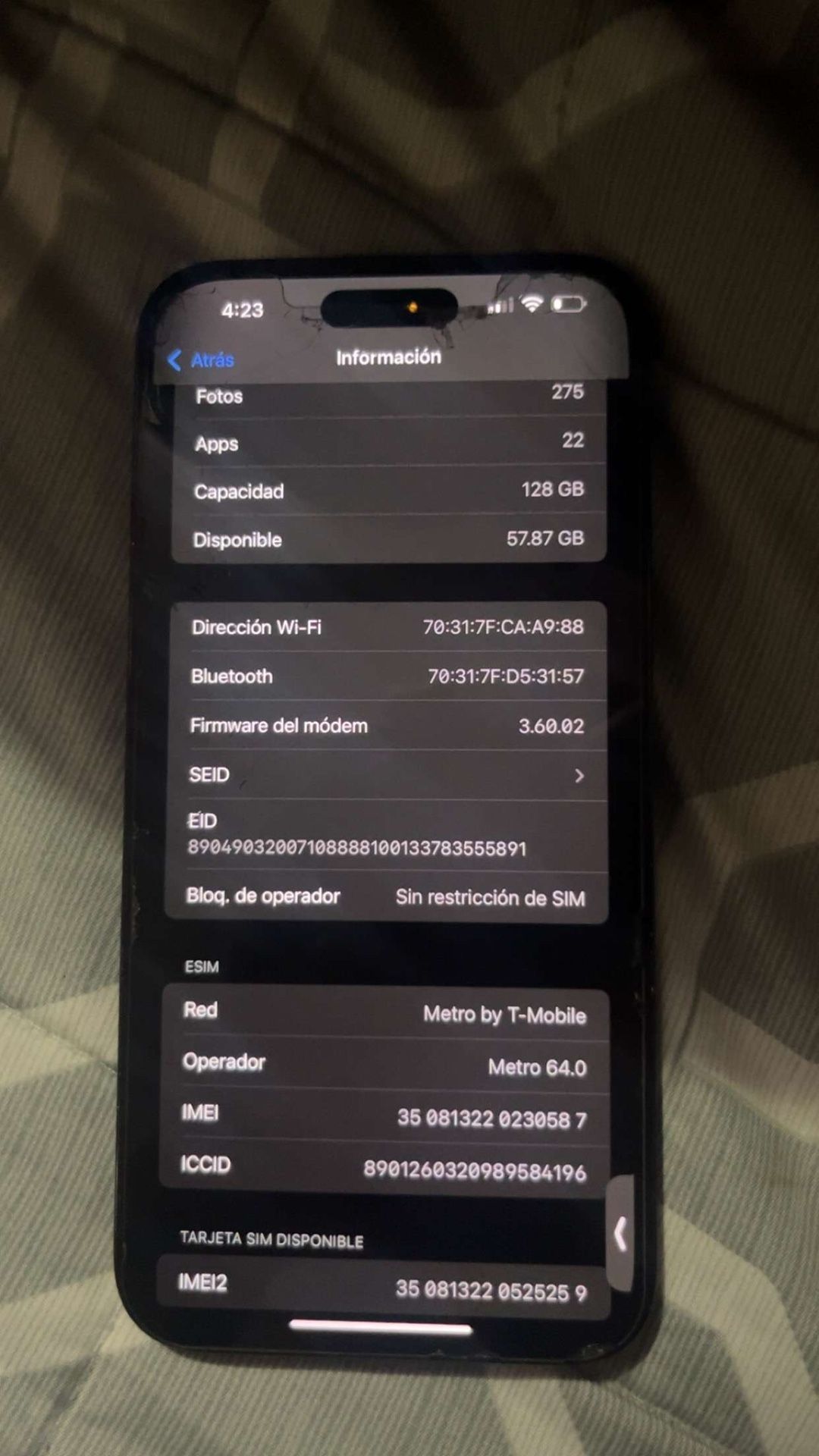 I Phone 14 Pro Max