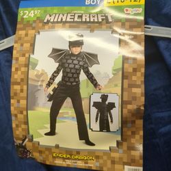 Minecraft Ender Dragon Halloween Costume Size L 10-12