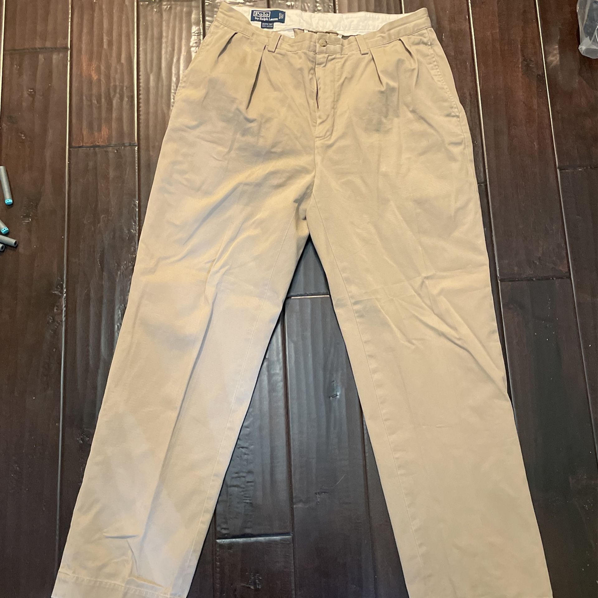 Men’s Polo Ralph Lauren Khaki Pants, Size 33/32