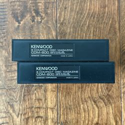 Kenwood CDM-600 6 CD Compact Disc Magazine Cartridge Japan Lot of 2