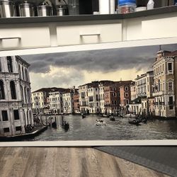 Beautiful Canvas Home Near Water 52”x27”