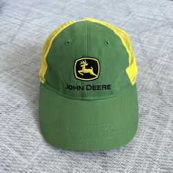 John Deere Tractors Youth Green/Yellow Outdoors Adjustable SnapBack Trucker Hat