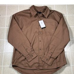Air Jordan Essentials Button Down Shirt Mens XL Brown Long Sleeve FV7446 223
Brand-new with tag
100 percent authentic 
Ship the same business day