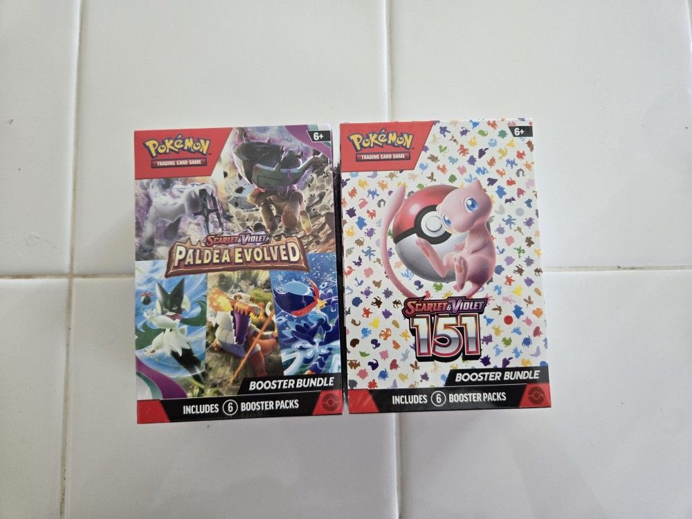 Pokemon 151 Booster Bundle (Lot Of 2 - 151/Paldea Evolved)