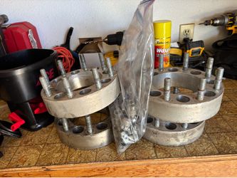 Four tires of a 2500 Chevy Silverado