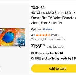 Smart Fire TV 43inch