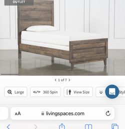 Kids Twin Bed From Living Spaces