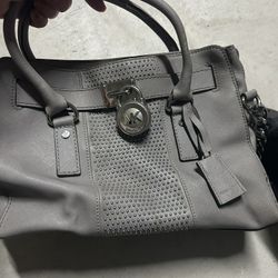 Grey Michael Kors Purse 