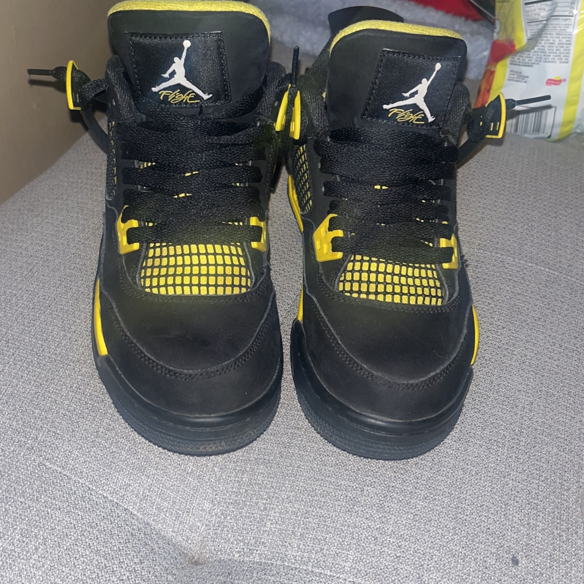 Jordan 4 Yellow Thunder’s 